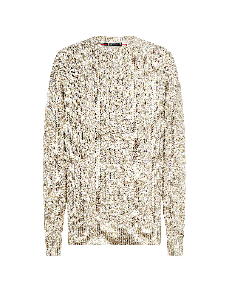 TOMMY HILFIGER Pullover creme | L von Tommy Hilfiger