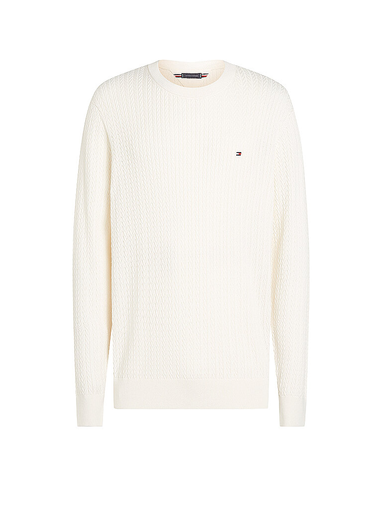 TOMMY HILFIGER Pullover creme | L von Tommy Hilfiger