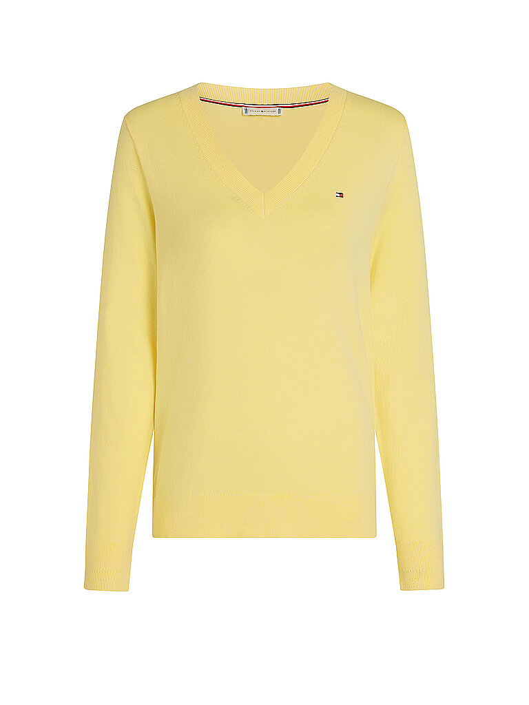 TOMMY HILFIGER Pullover gelb | L von Tommy Hilfiger