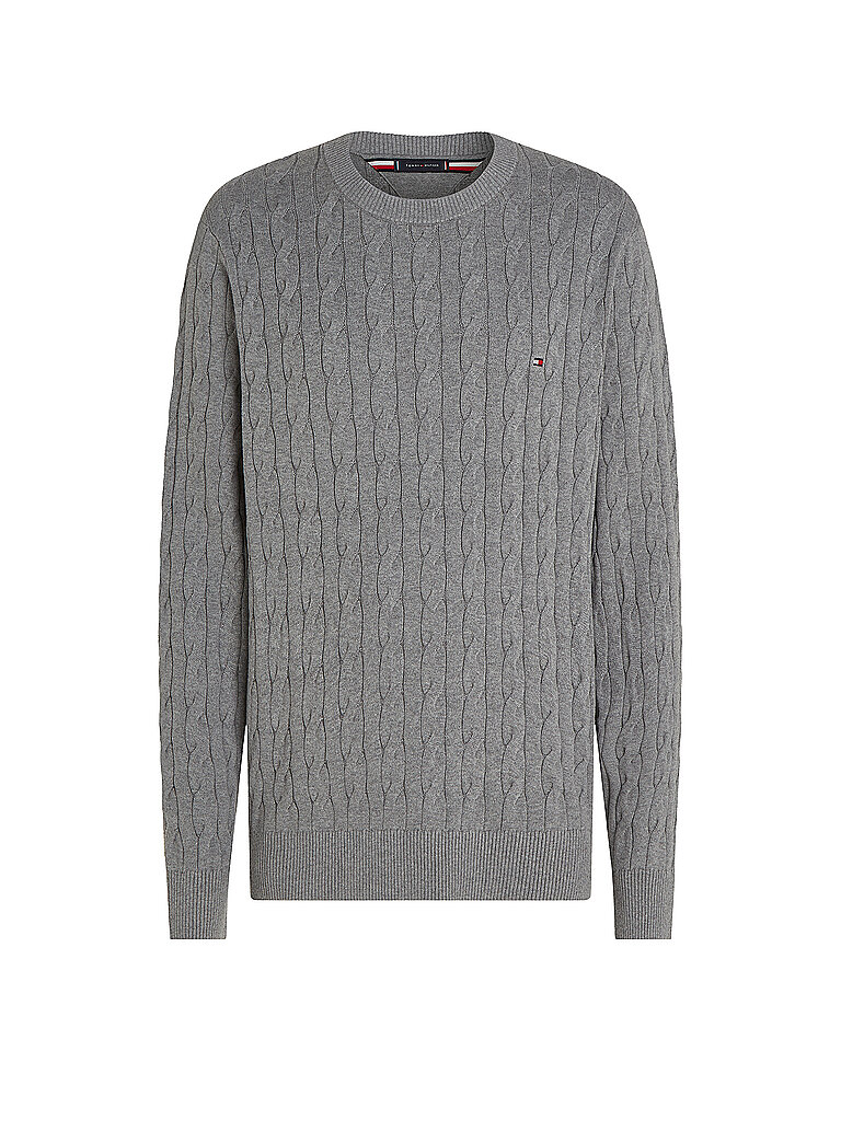 TOMMY HILFIGER Pullover grau | L von Tommy Hilfiger