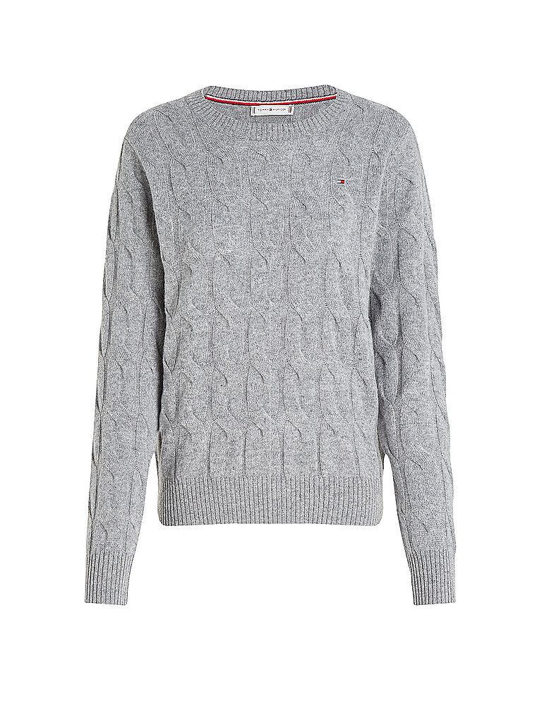 TOMMY HILFIGER Pullover grau | M von Tommy Hilfiger