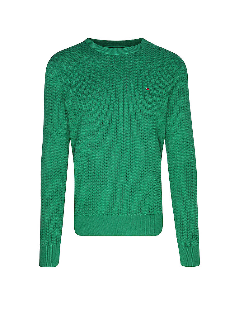 TOMMY HILFIGER Pullover grün | L von Tommy Hilfiger