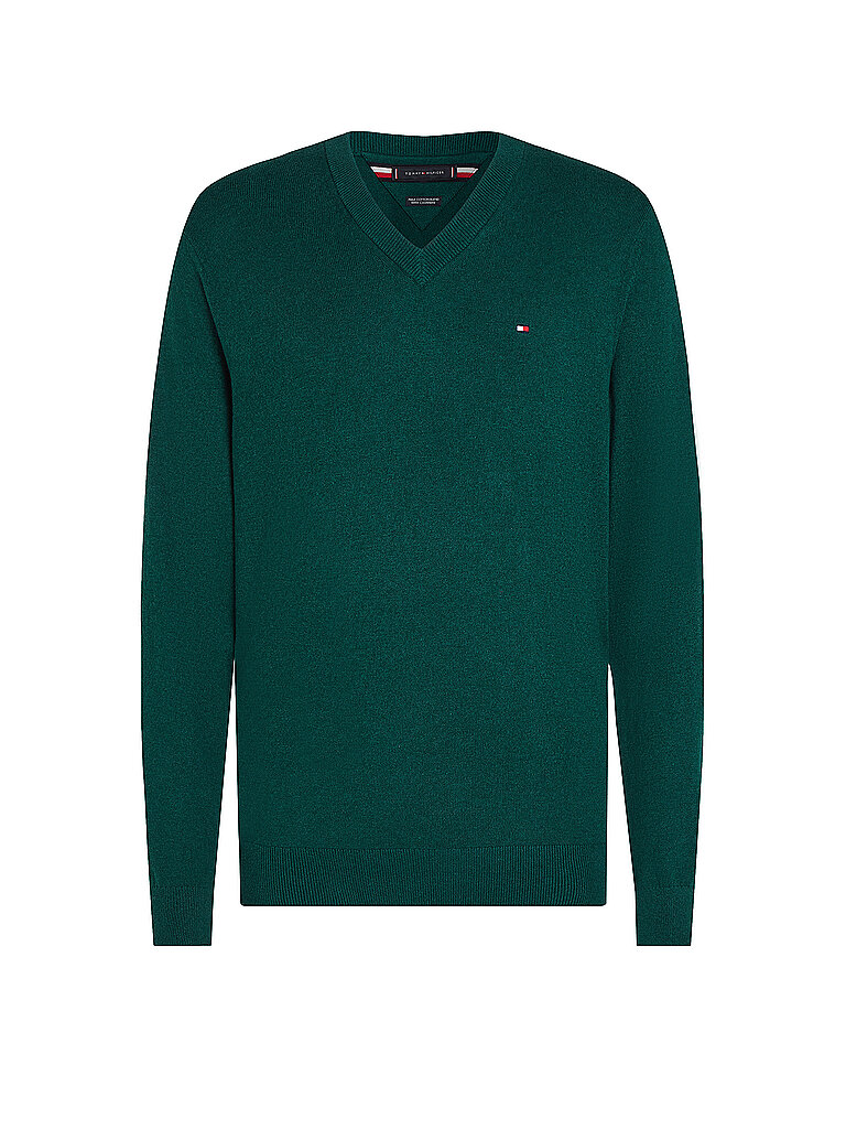 TOMMY HILFIGER Pullover grün | M von Tommy Hilfiger