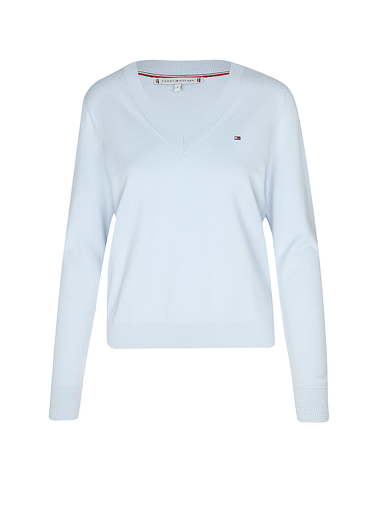 TOMMY HILFIGER Pullover hellblau | L von Tommy Hilfiger