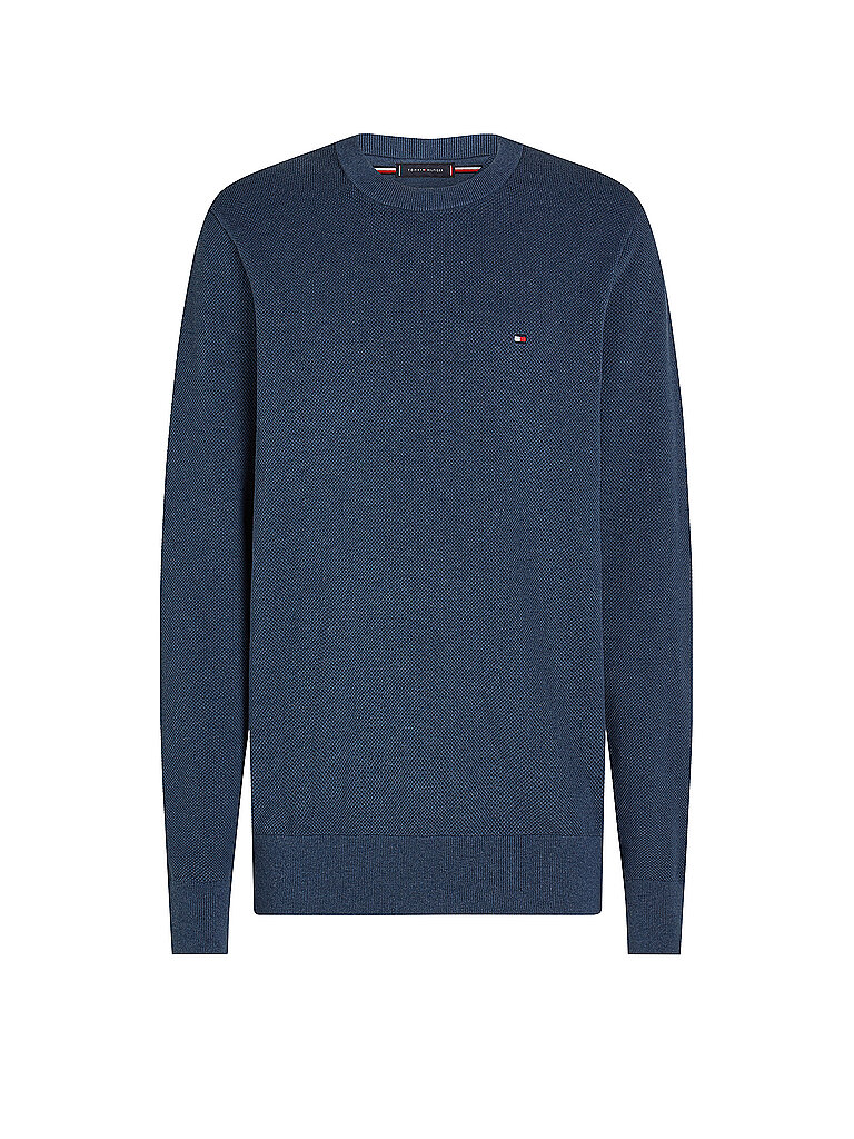 TOMMY HILFIGER Pullover petrol | L von Tommy Hilfiger