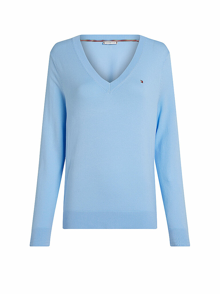 TOMMY HILFIGER Pullover hellblau | XS von Tommy Hilfiger