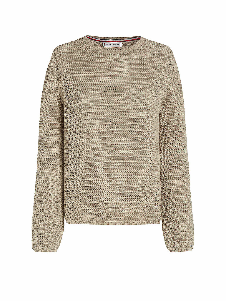 TOMMY HILFIGER Pullover hellbraun | L TOMMY HILFIGER Pullover hellbraun | L von Tommy Hilfiger