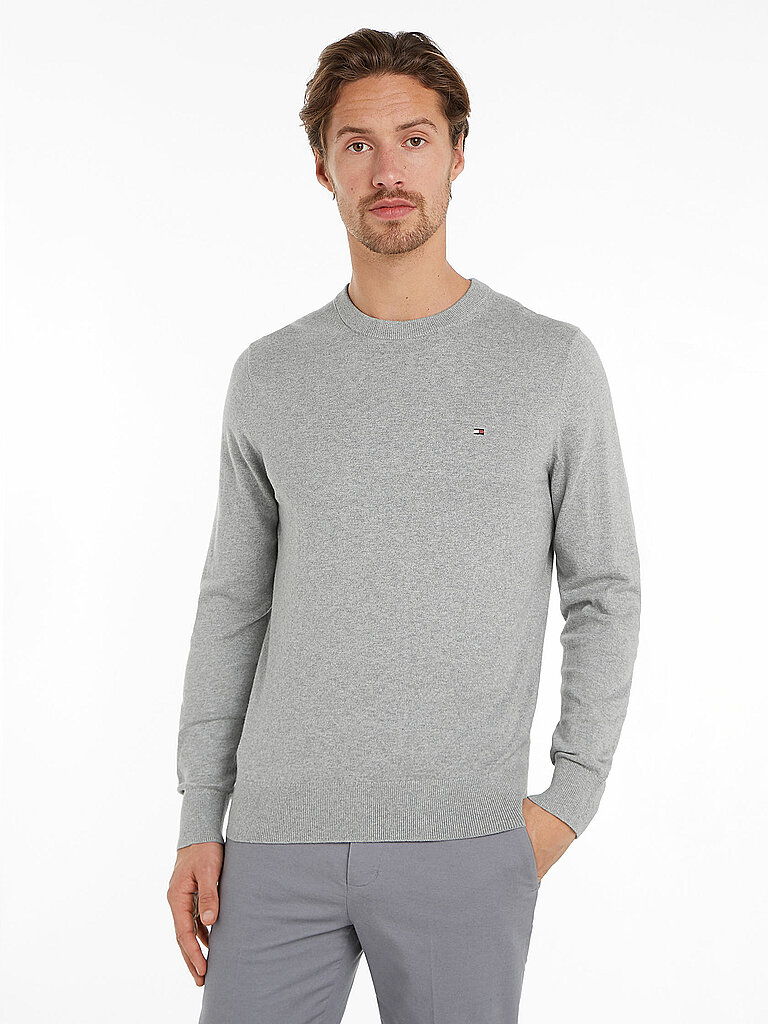 TOMMY HILFIGER Pullover hellgrau | XXL von Tommy Hilfiger