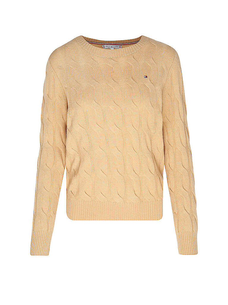 TOMMY HILFIGER Pullover olive | L von Tommy Hilfiger