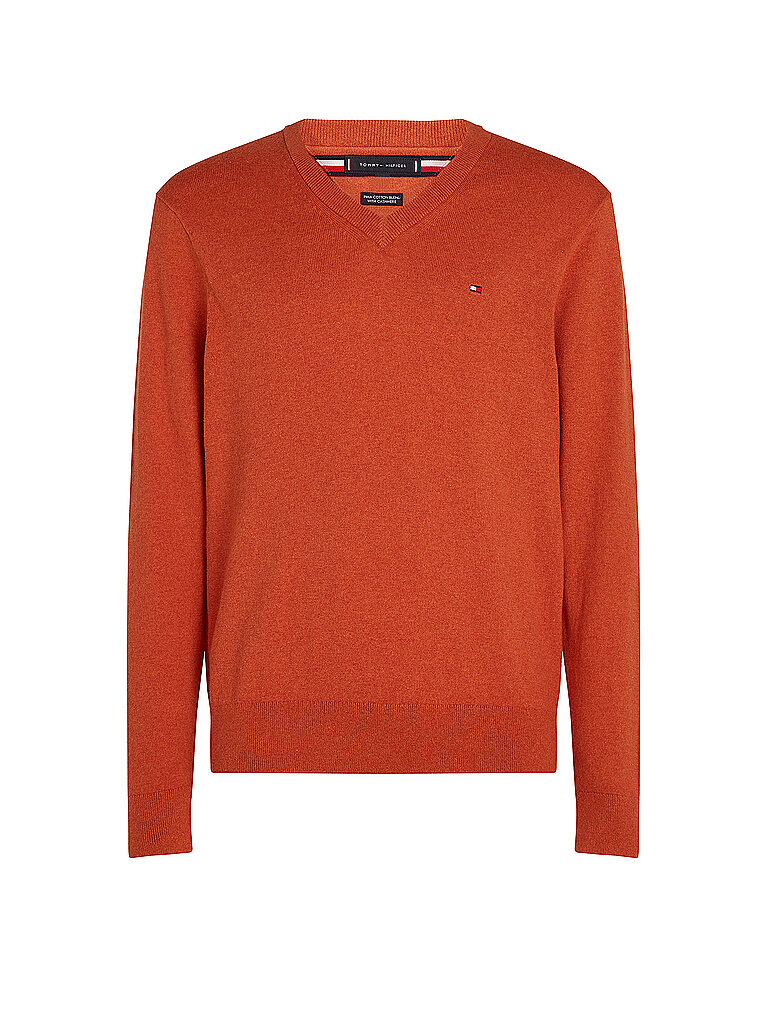 TOMMY HILFIGER Pullover orange | L von Tommy Hilfiger