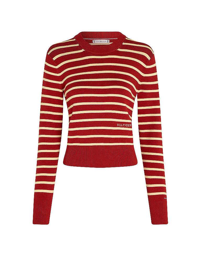 TOMMY HILFIGER Pullover rot | L von Tommy Hilfiger