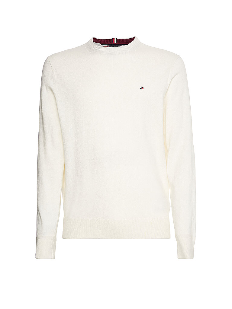 TOMMY HILFIGER Pullover weiss | L von Tommy Hilfiger