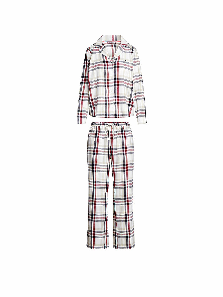 TOMMY HILFIGER Pyjama creme | XS von Tommy Hilfiger