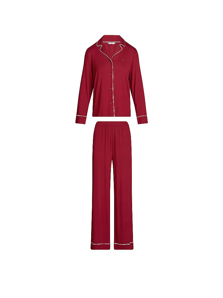 TOMMY HILFIGER Pyjama rot | XS von Tommy Hilfiger