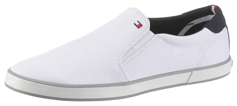 Tommy Hilfiger Slip-On Sneaker »ICONIC SLIP ON SNEAKER«, Slipper, Freizeitschuh, Halbschuh mit seitlichen Stretcheinsätzen von Tommy Hilfiger