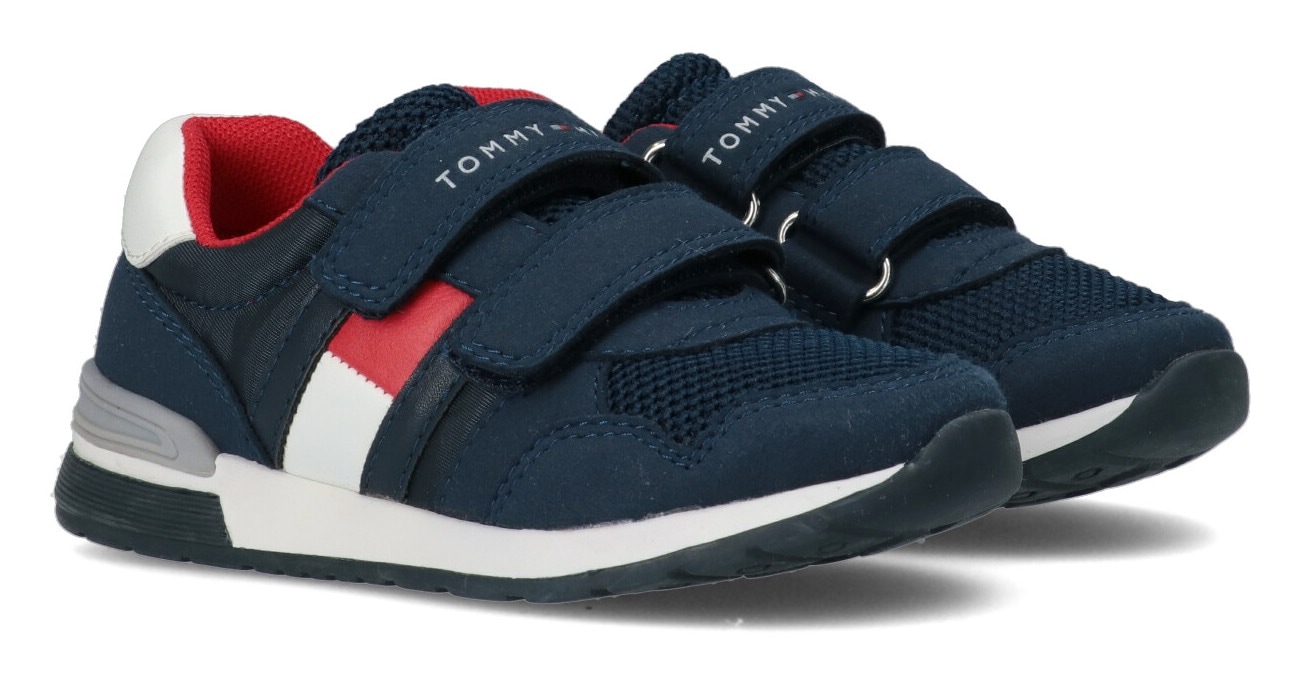 Tommy Hilfiger Sneaker »LOW CUT VELCRO«, mit doppeltem Klettverschluss, Freizeitschuh, Halbschuh, Schnürschuh von Tommy Hilfiger