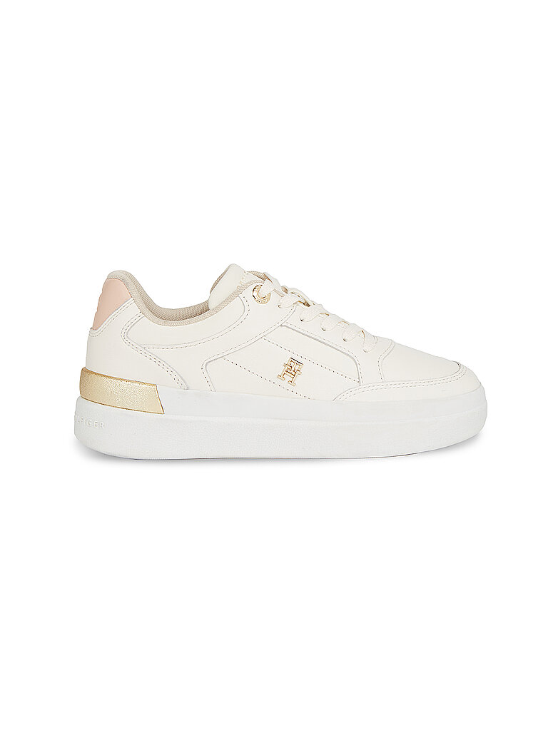 TOMMY HILFIGER Sneaker LUX HARDWARE COURT weiss | 36 von Tommy Hilfiger