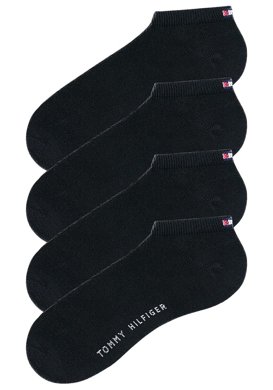 Tommy Hilfiger Sneakersocken, (4er-Pack), mit Markenlogo von Tommy Hilfiger