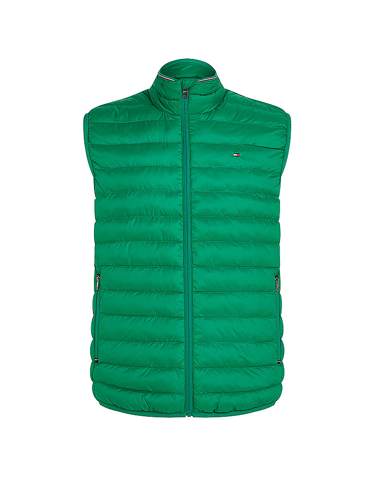 TOMMY HILFIGER Steppgilet  grün | L von Tommy Hilfiger