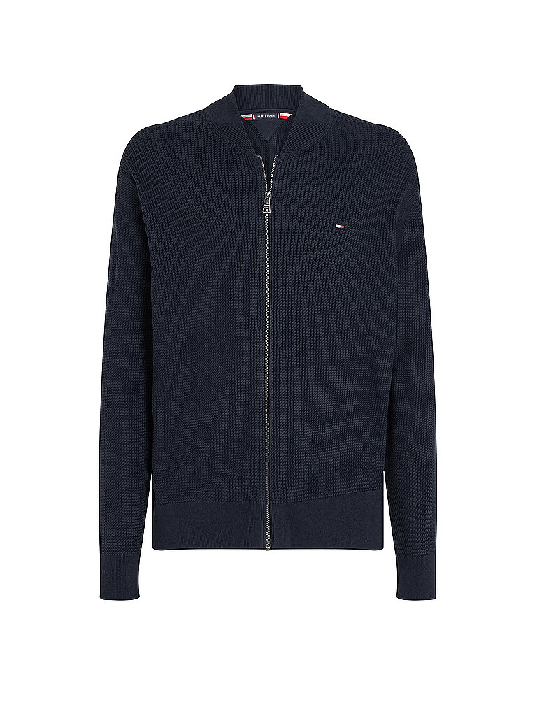 TOMMY HILFIGER Strickjacke blau | L von Tommy Hilfiger