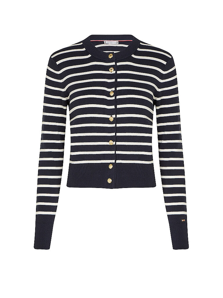 TOMMY HILFIGER Strickjacke dunkelblau | M von Tommy Hilfiger