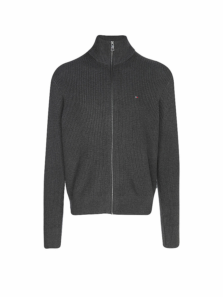 TOMMY HILFIGER Strickjacke grau | XL von Tommy Hilfiger