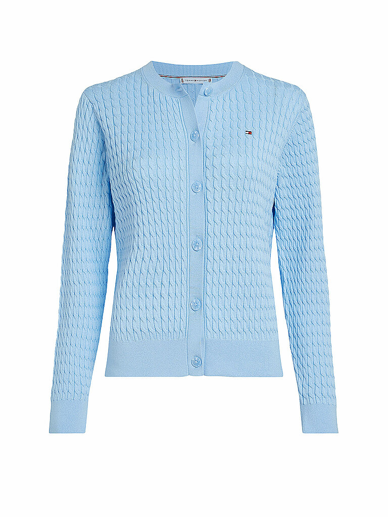 TOMMY HILFIGER Strickjacke hellblau | XL von Tommy Hilfiger