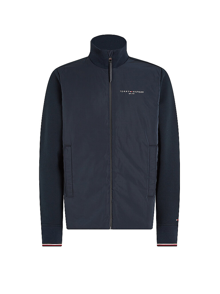 TOMMY HILFIGER Sweatjacke blau | M von Tommy Hilfiger