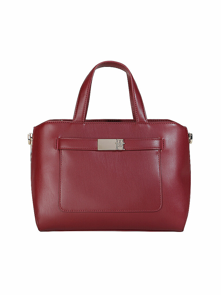 TOMMY HILFIGER Tasche - Henkeltasche TH HERITAGE rot von Tommy Hilfiger