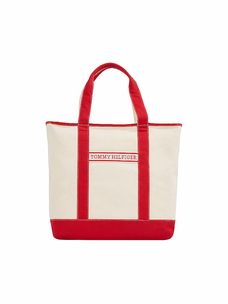 TOMMY HILFIGER Tasche - Shopper TH SUMMER rot von Tommy Hilfiger