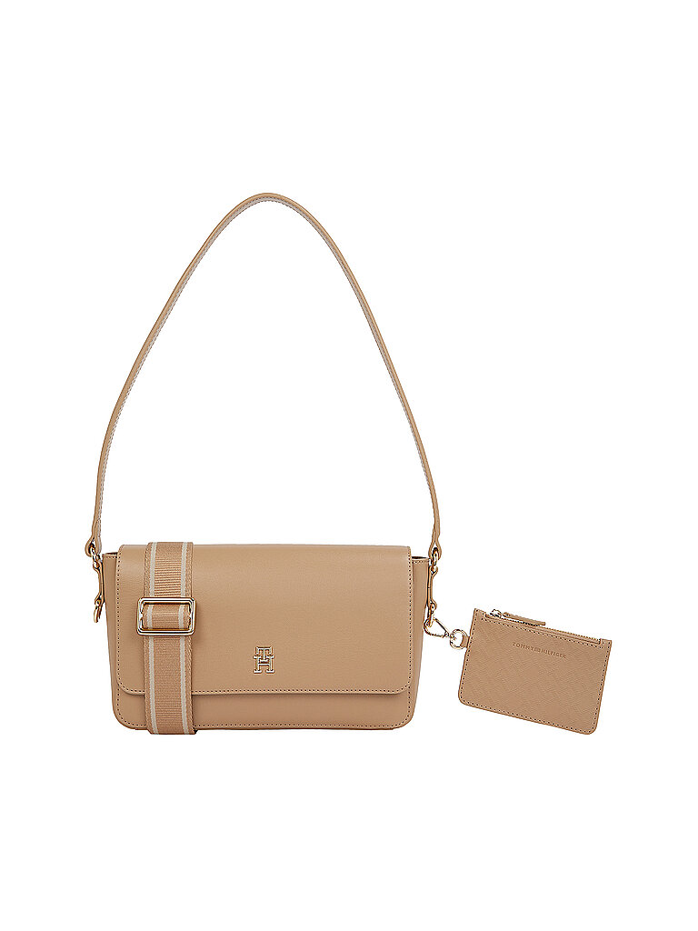 TOMMY HILFIGER Tasche - Umhängetasche TH DISTINCT  camel von Tommy Hilfiger