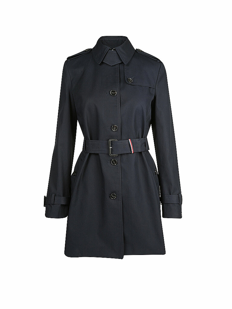 TOMMY HILFIGER Trenchcoat blau | L von Tommy Hilfiger