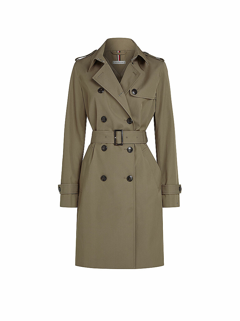 TOMMY HILFIGER Trenchcoat hellbraun | 34 von Tommy Hilfiger