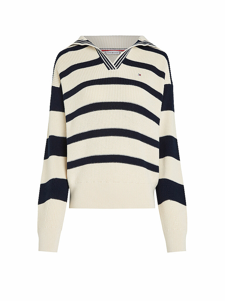 TOMMY HILFIGER Troyer Pullover weiss | M TOMMY HILFIGER Troyer Pullover weiss | M von Tommy Hilfiger