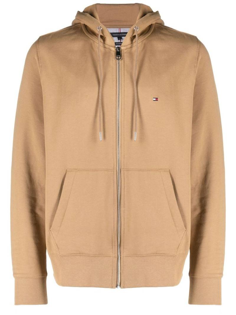 Tommy Hilfiger 1985 cotton zipped hoodie - Brown von Tommy Hilfiger