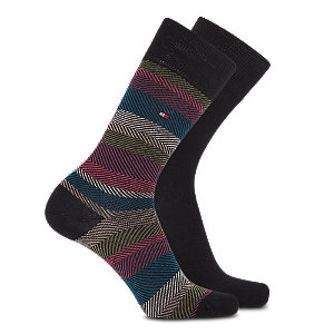 Tommy Hilfiger 2er Pack Herren Socken 39-42 | 43-46 von Tommy Hilfiger