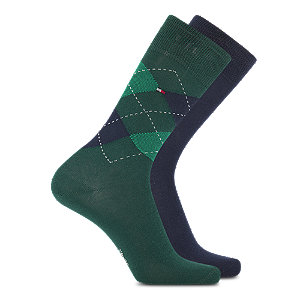 Tommy Hilfiger 2er Pack Herren Socken 39-42 | 43-46 von Tommy Hilfiger