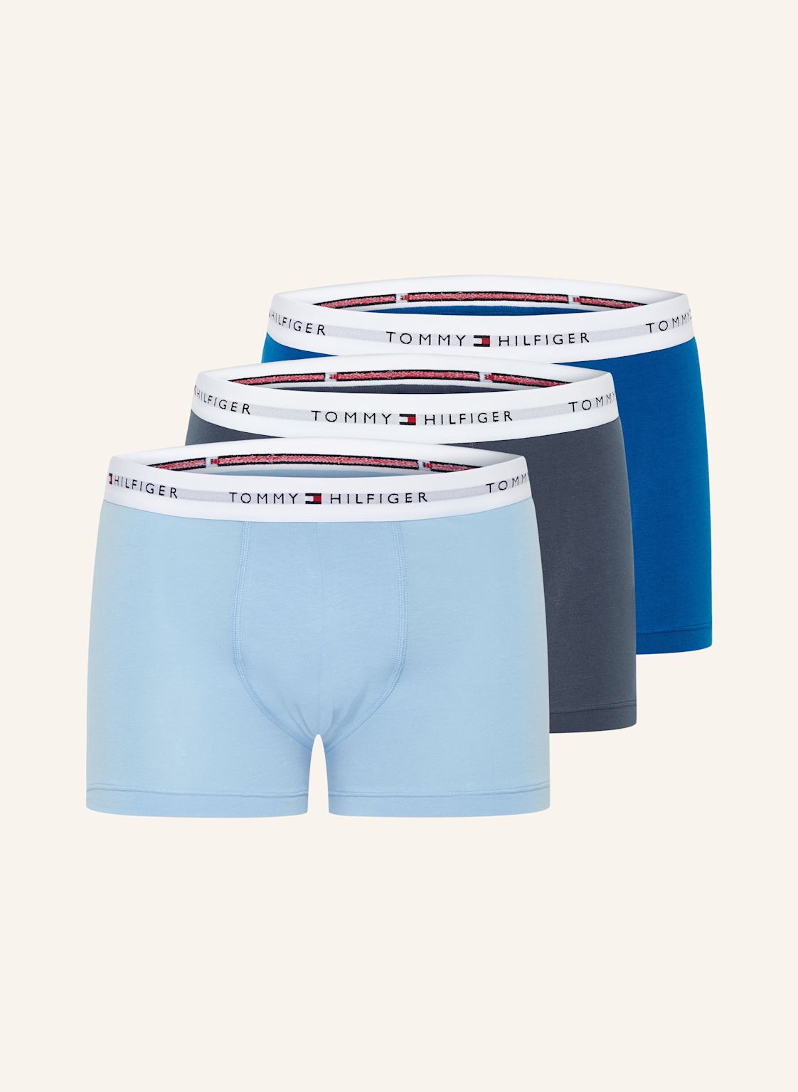 Tommy Hilfiger 3er-Pack Boxershorts blau von Tommy Hilfiger