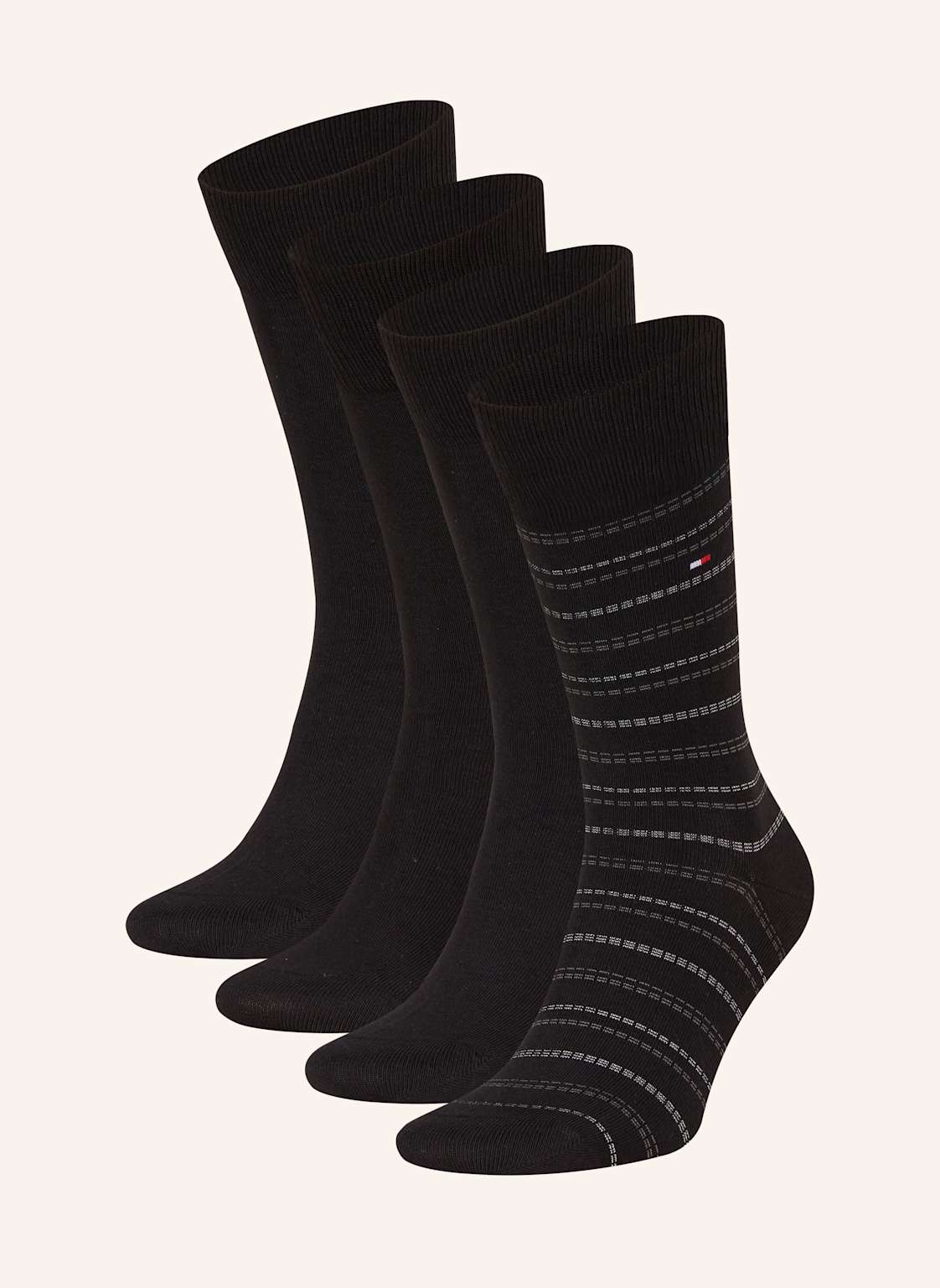 Tommy Hilfiger 4er-Pack Socken Mit Geschenkbox schwarz von Tommy Hilfiger