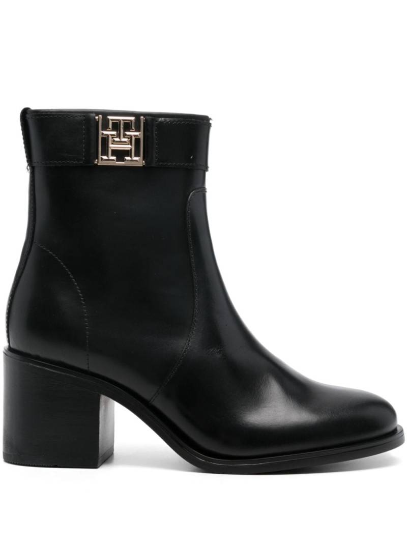 Tommy Hilfiger 65mm logo-plaque boots - Black von Tommy Hilfiger