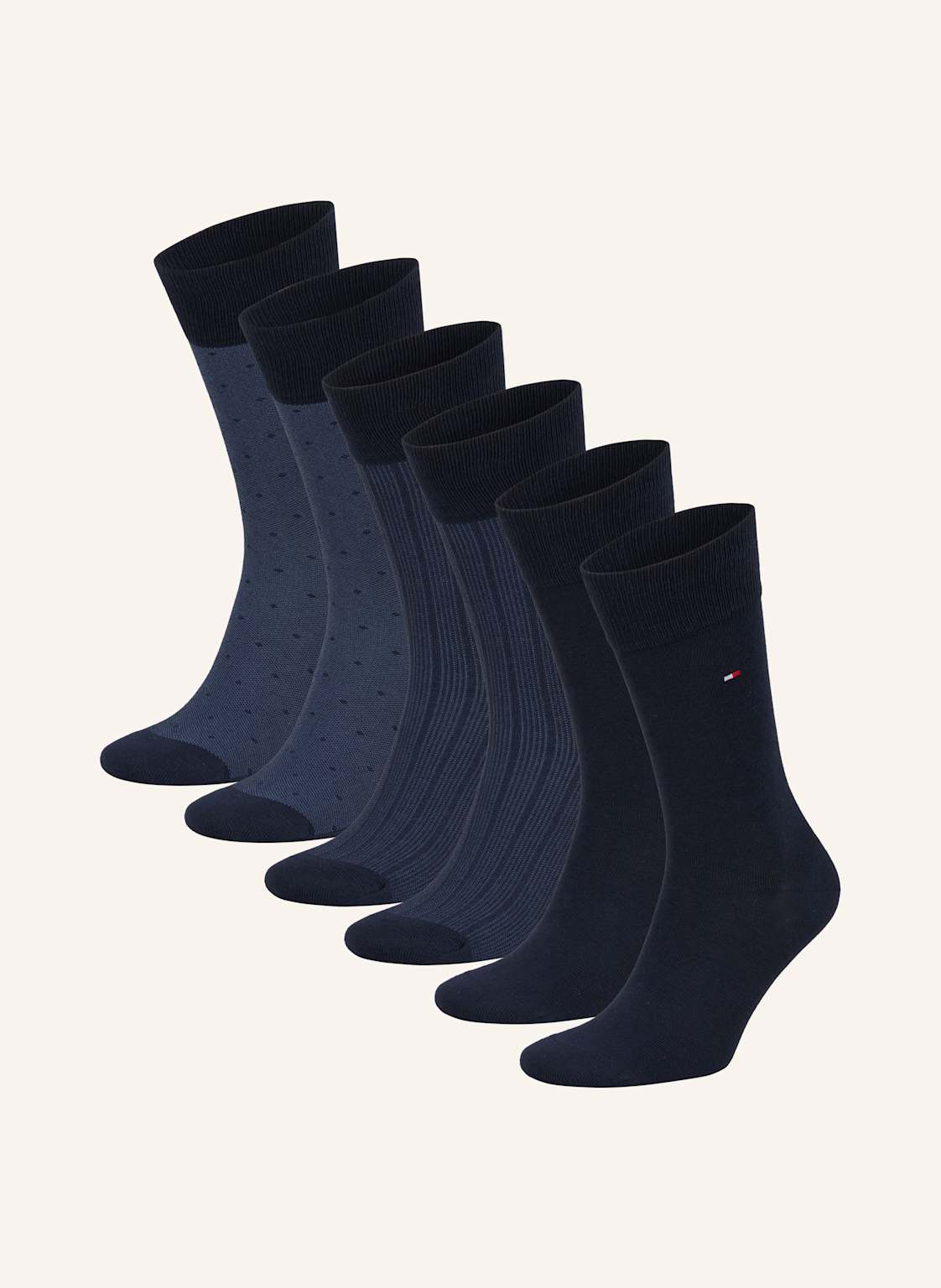 Tommy Hilfiger 6er-Pack Socken Mit Geschenkbox blau von Tommy Hilfiger