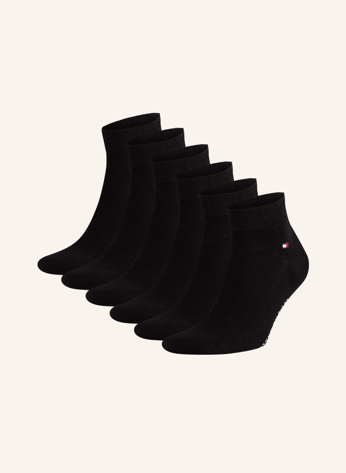 Tommy Hilfiger 6er-Pack Socken schwarz Tommy Hilfiger 6er-Pack Socken schwarz von Tommy Hilfiger