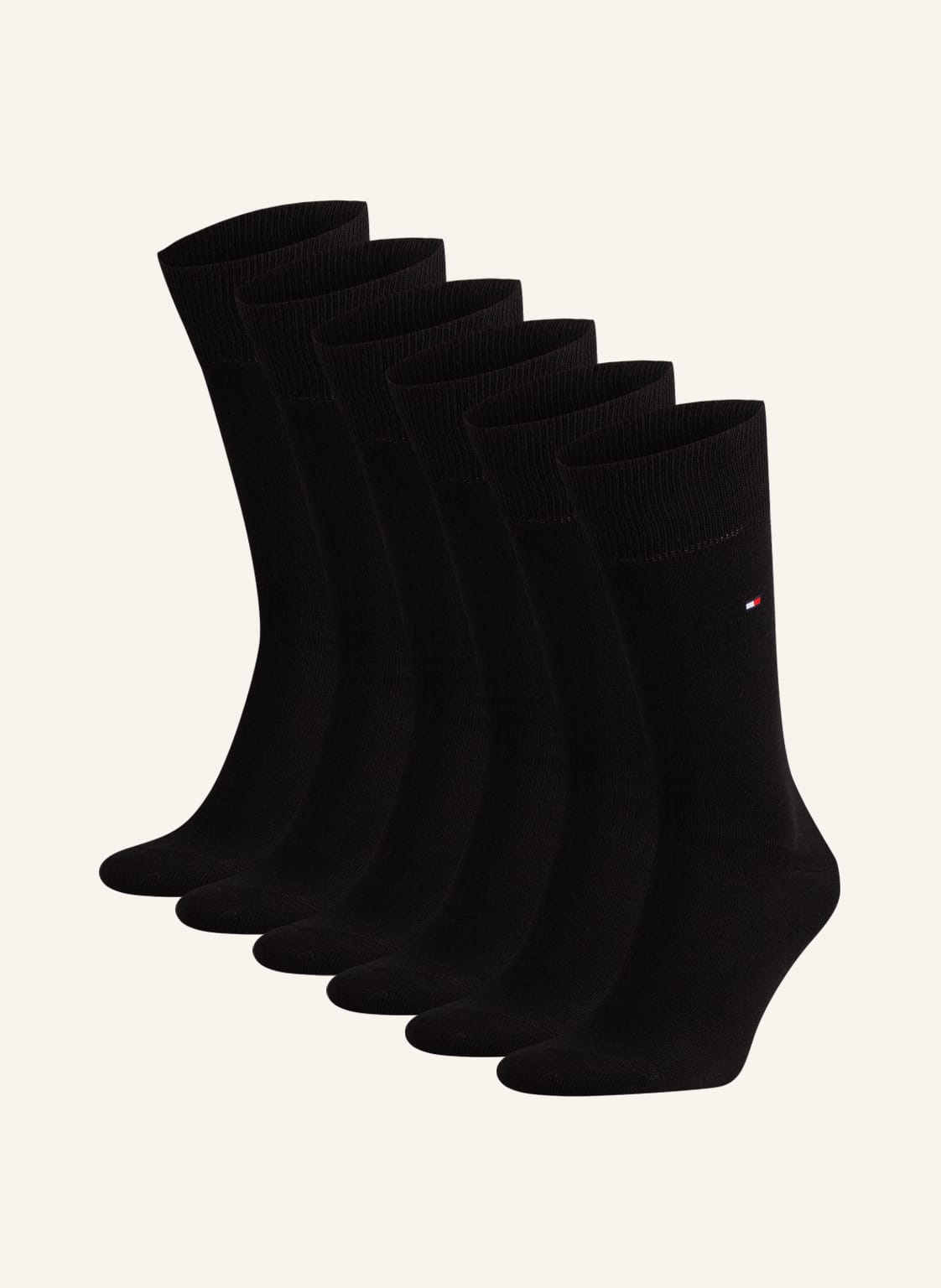 Tommy Hilfiger 6er-Pack Strümpfe schwarz Tommy Hilfiger 6er-Pack Strümpfe schwarz von Tommy Hilfiger