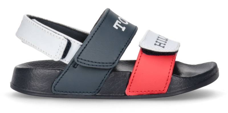 Tommy Hilfiger Badesandale »VELCRO SANDAL«, Sommerschuh, Poolslides, Klettschuh, mit Klettverschlüssen von Tommy Hilfiger