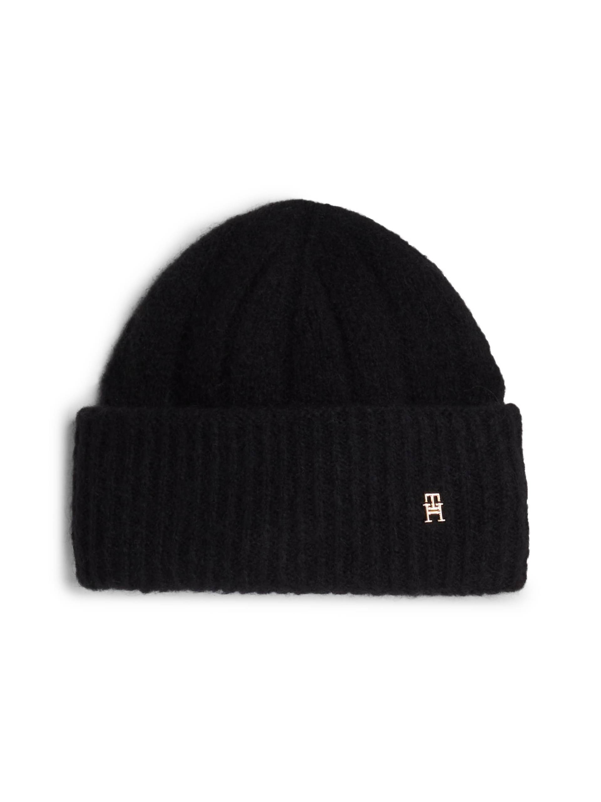 Tommy Hilfiger Beanie »TH TIMELESS BEANIE«, mit Monogramm-Emblem von Tommy Hilfiger