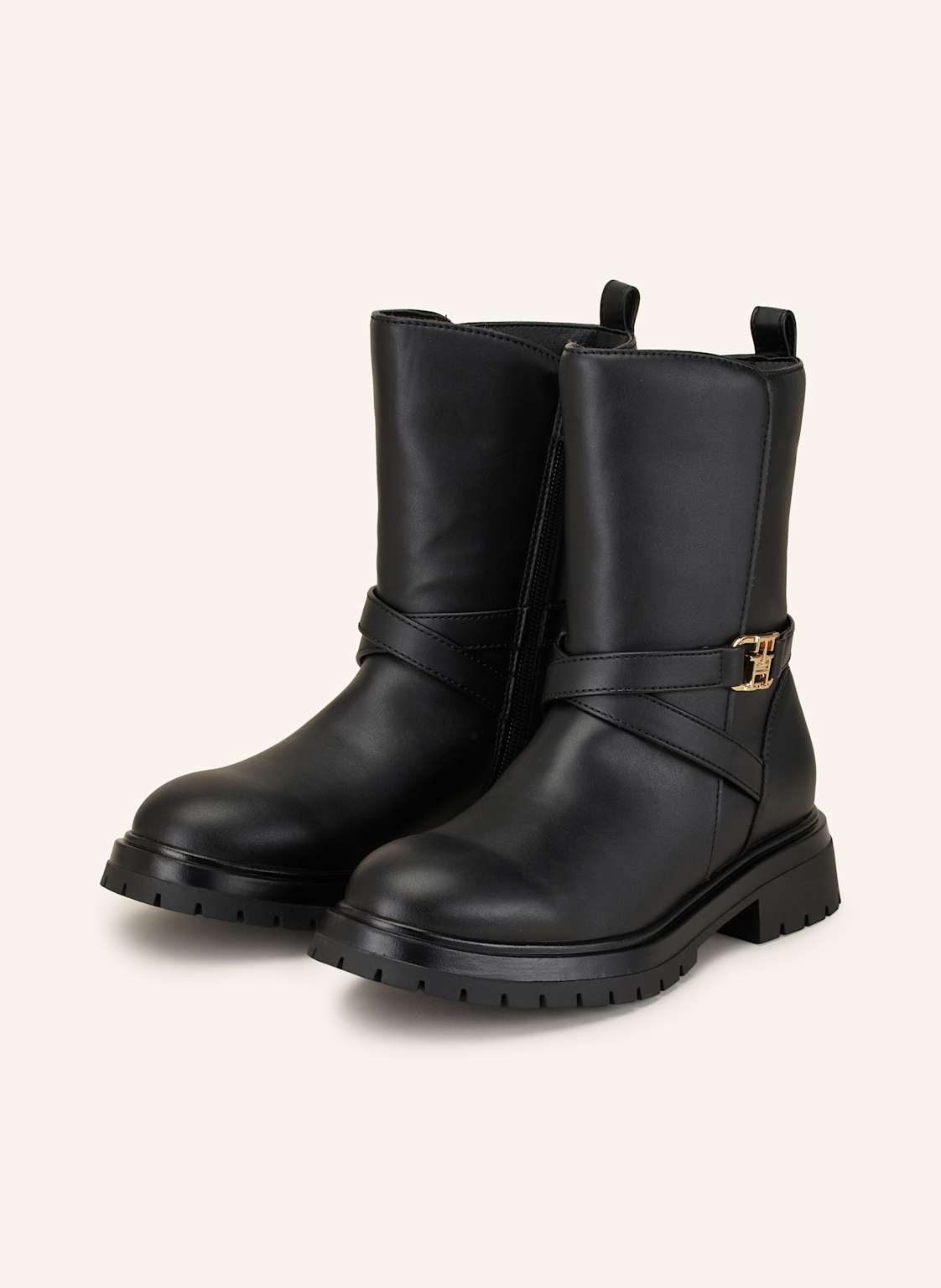 Tommy Hilfiger Biker-Boots schwarz Tommy Hilfiger Biker-Boots schwarz von Tommy Hilfiger