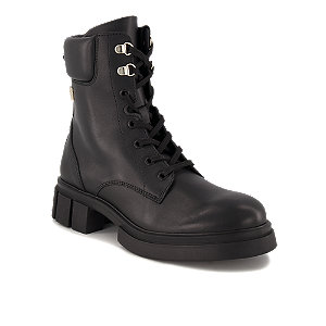 Tommy Hilfiger Biker Damen Schnürboot Schwarz von Tommy Hilfiger