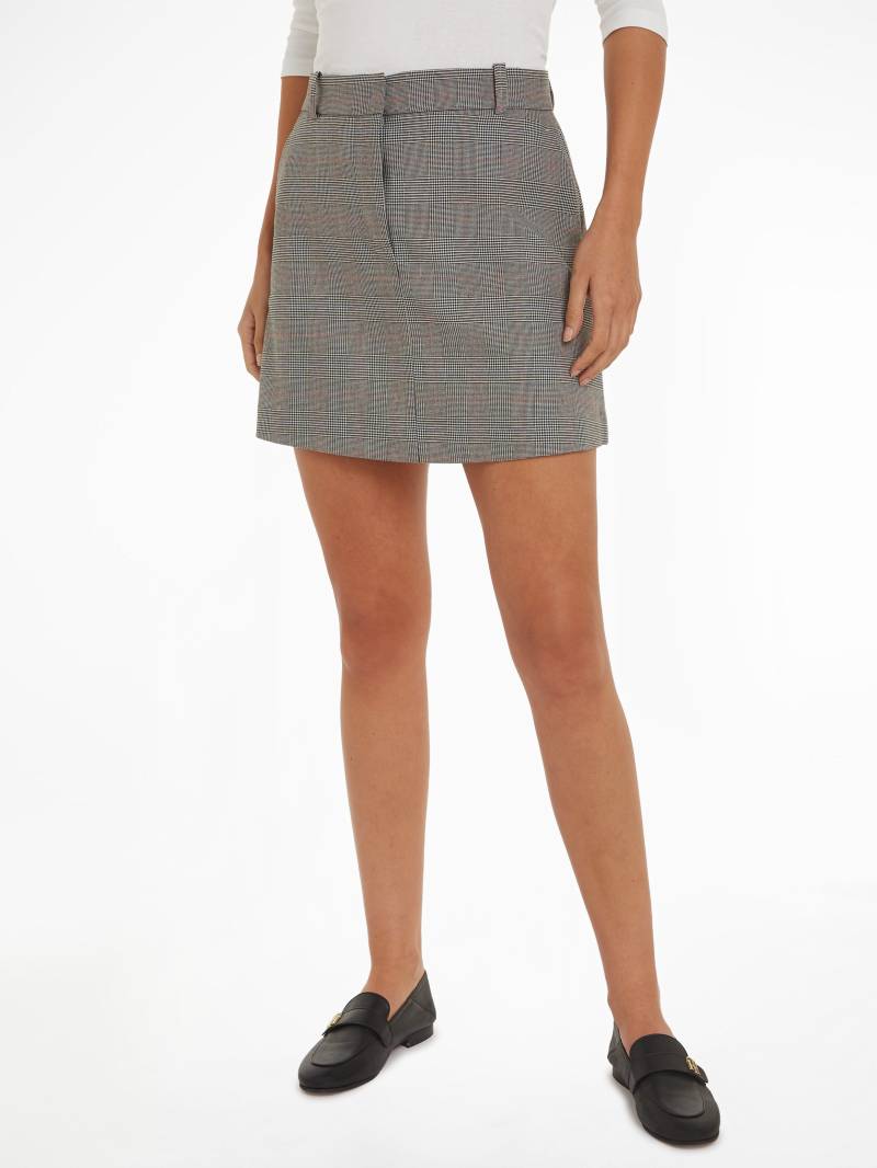 Tommy Hilfiger Bleistiftrock »POW CHECK SHORT SKIRT«, (Global Serie TH WOMEN), Webrock im Karodessin von Tommy Hilfiger