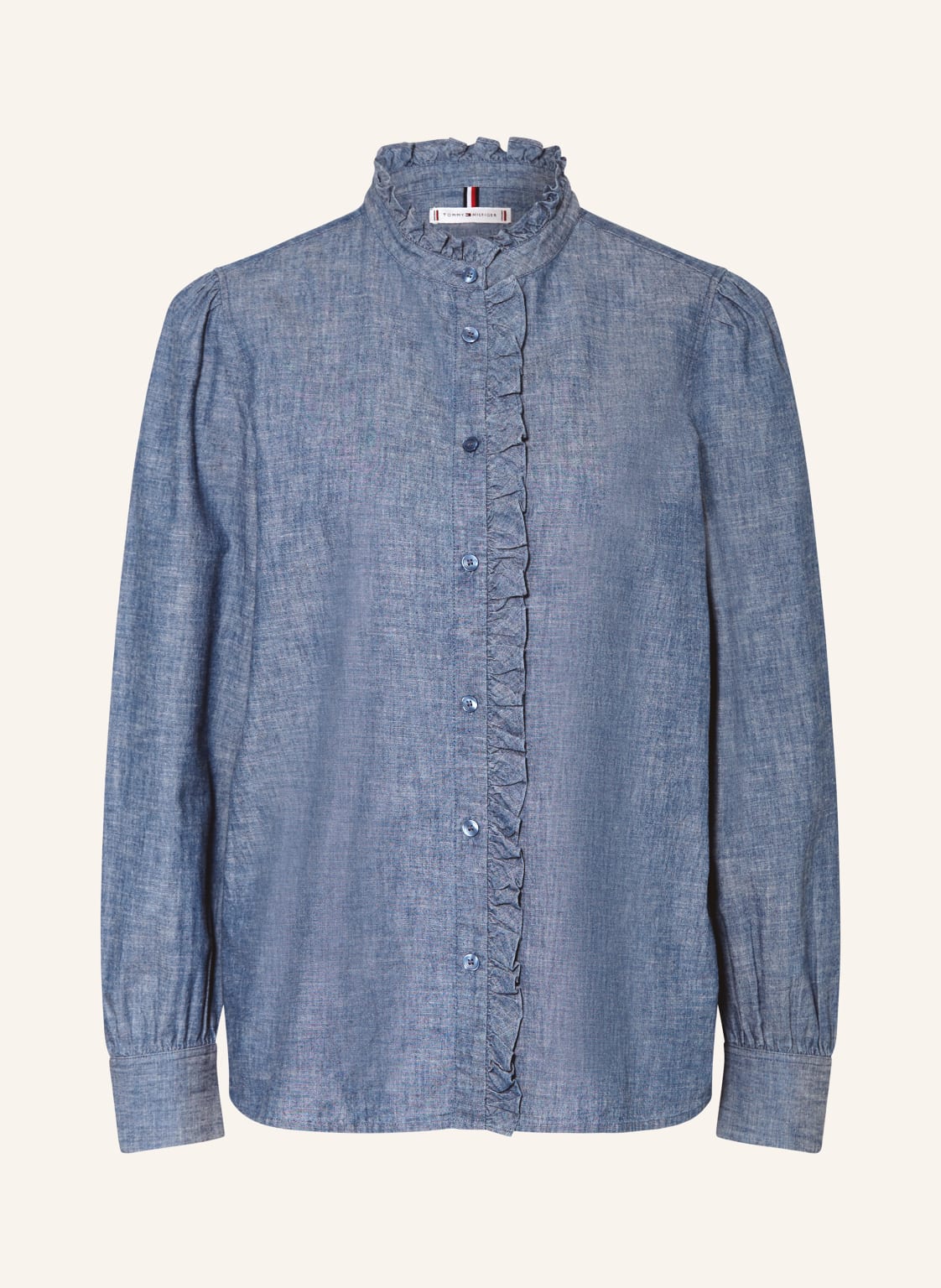 Tommy Hilfiger Bluse In Jeansoptik blau von Tommy Hilfiger