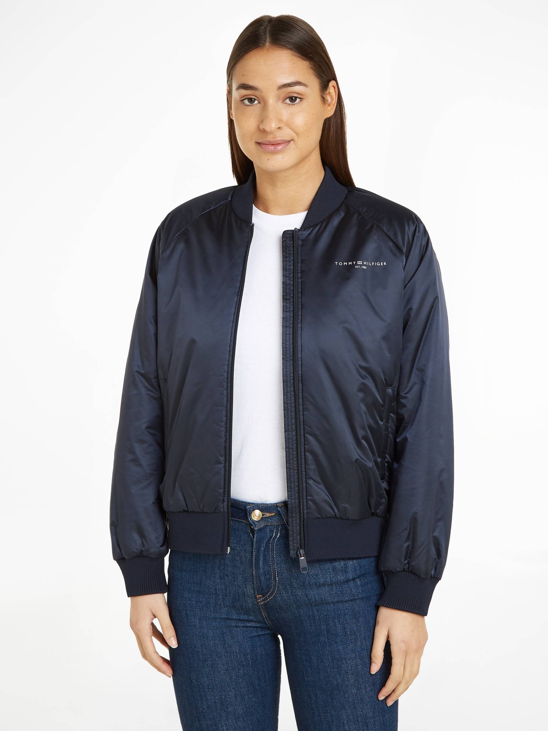 Tommy Hilfiger Bomberjacke »ESS MINI CORP REGULAR BOMBER«, mit Tommy Hilfiger Markenlabel Tommy Hilfiger Bomberjacke »ESS MINI CORP REGULAR BOMBER«, mit Tommy Hilfiger Markenlabel von Tommy Hilfiger